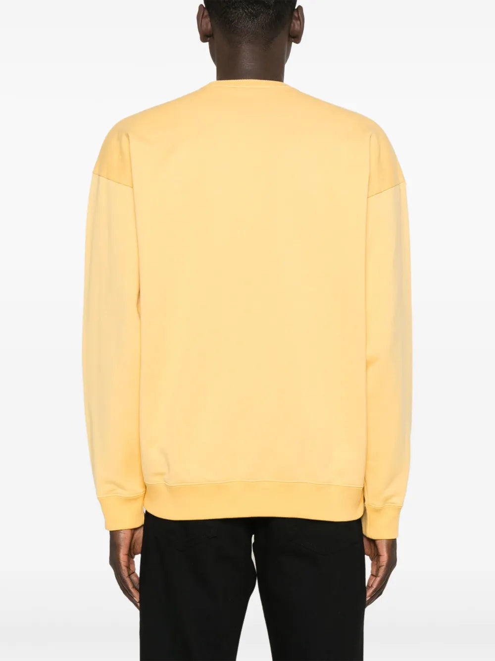 Sweatshirts Embroidered Logo Sweatshirt Saint Laurent Yellow Homme