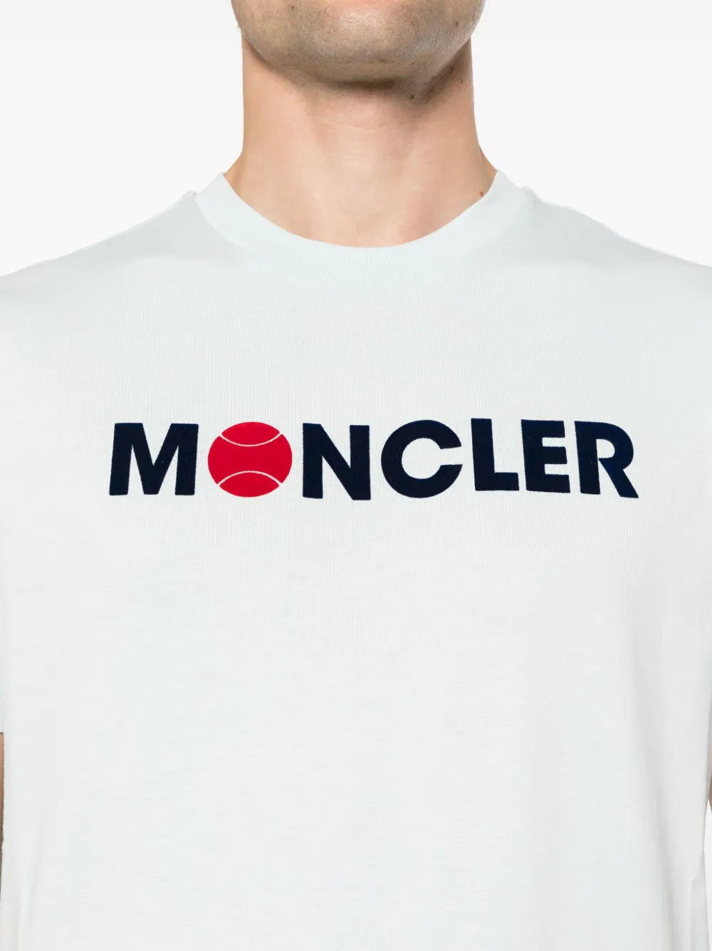 T-shirts Logo T-shirt Moncler Blue Man