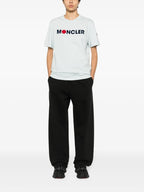 T-shirts Logo T-shirt Moncler Blue Man