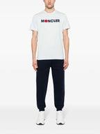 T-shirts Logo T-shirt Moncler Blue Man