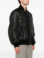 Jaquetas Bomber Reversível em Nylon Sacai Preto Homme
