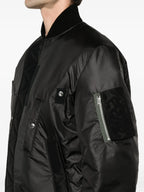 Jaquetas Bomber Reversível em Nylon Sacai Preto Homme