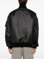 Jaquetas Bomber Reversível em Nylon Sacai Preto Homme
