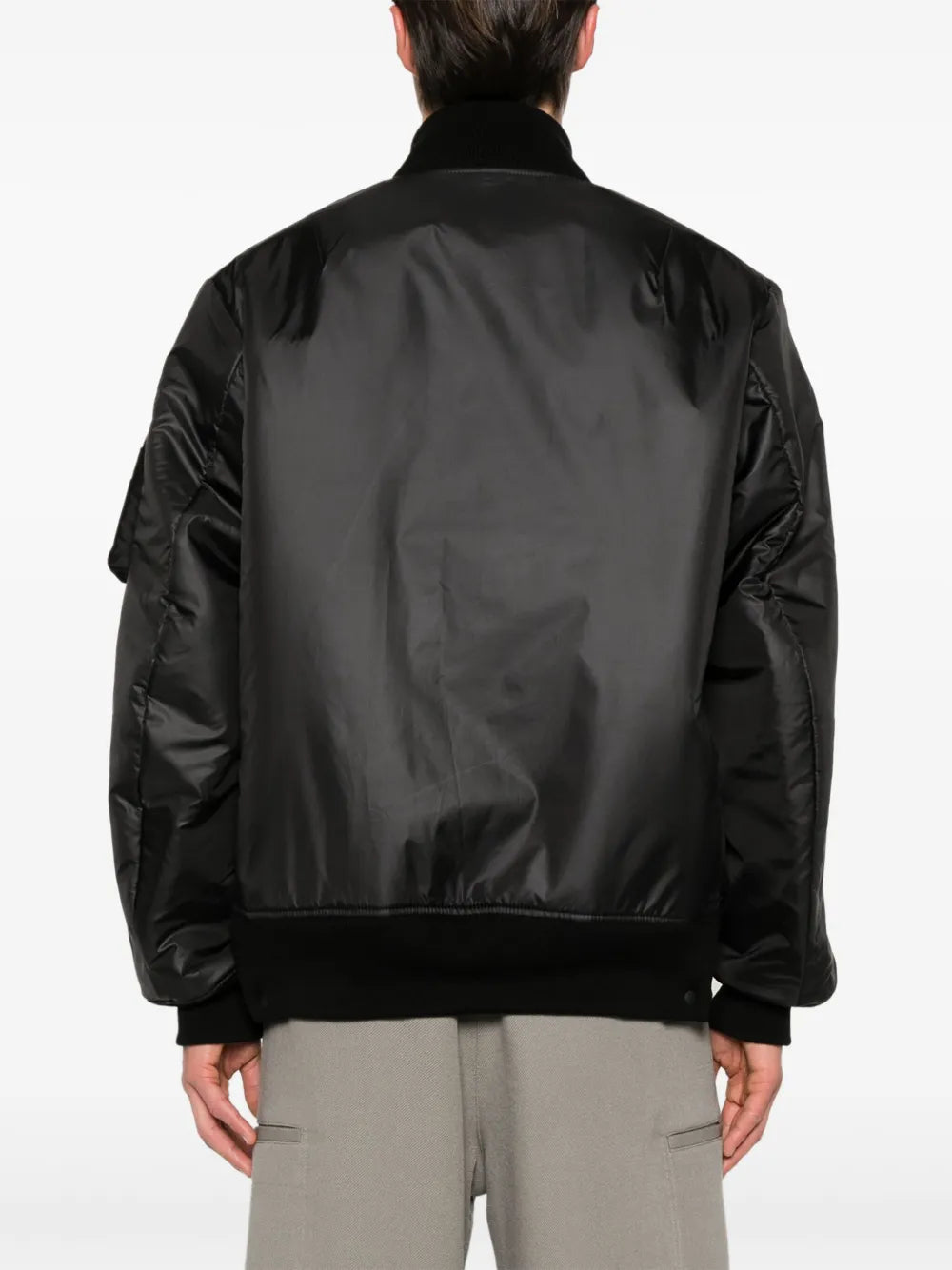 Jaquetas Bomber Reversível em Nylon Sacai Preto Homme