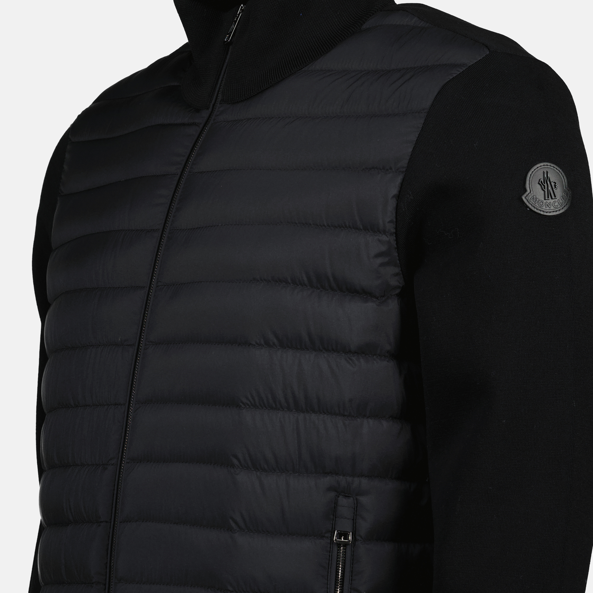 Chaquetas Chaqueta acolchada bicolor Moncler Negro Homme