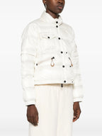 Manteaux Doudoune Mauduit Bomber Moncler Grenoble Blanc Femme