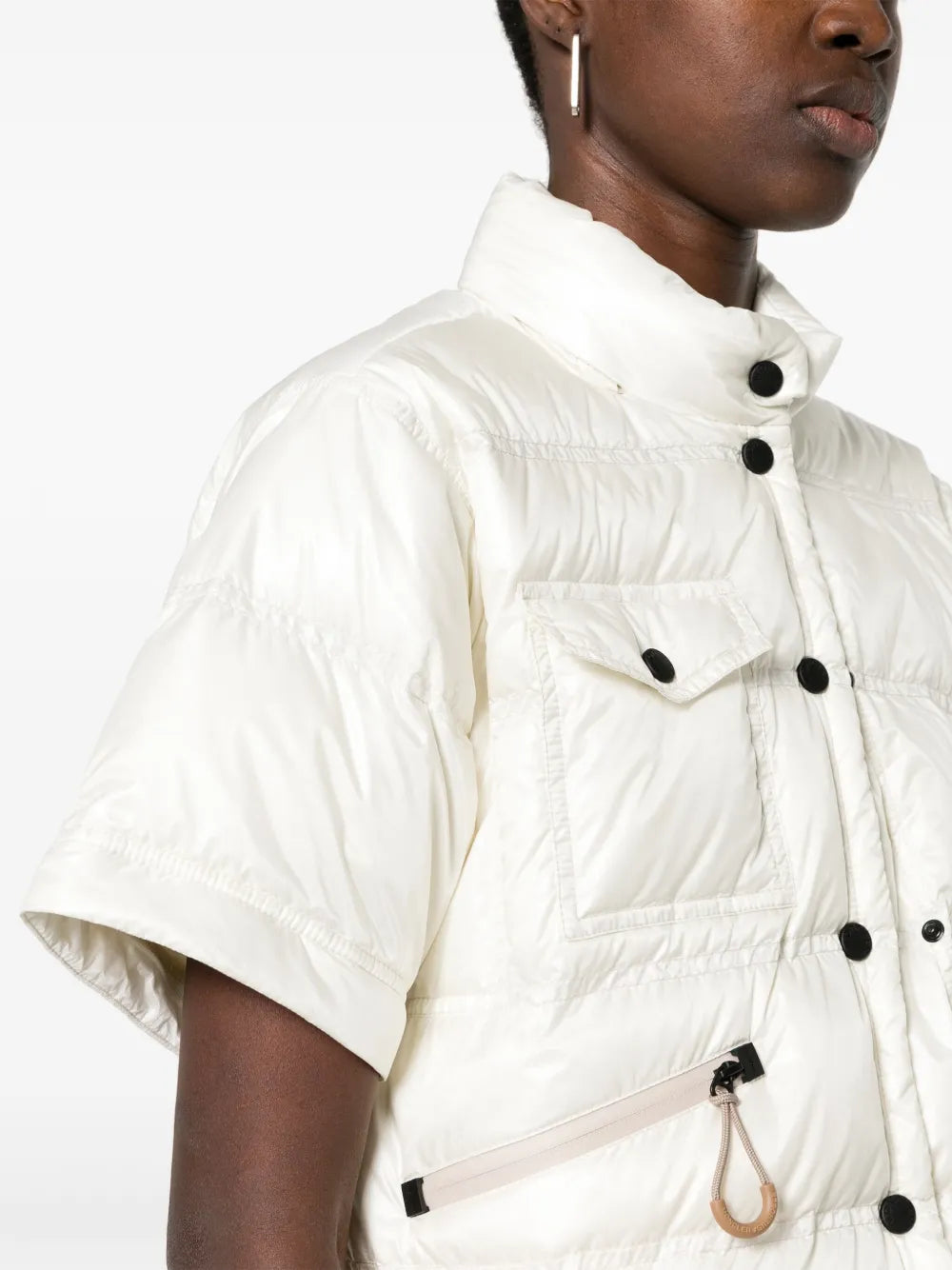 Mäntel Mauduit Bomber Daunenjacke Moncler Grenoble Weiß Femme