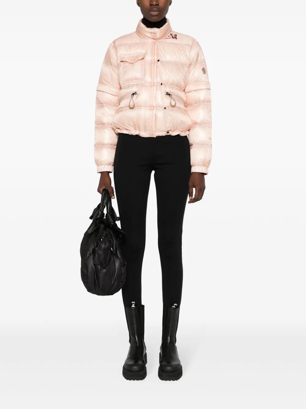 Mäntel Mauduit Bomber Daunenjacke Moncler Grenoble Rosa Femme