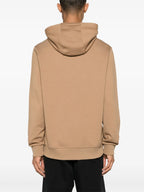 Sweatshirts Logo Hoodie Burberry Brown Man