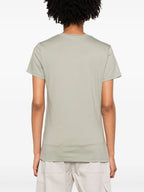 T-shirt T-shirt con logo Moncler Verde Femme