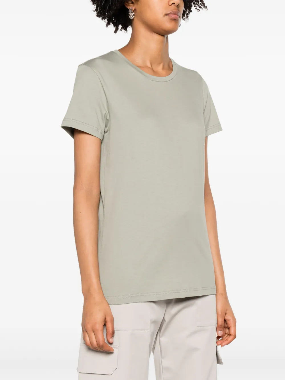 T-shirt T-shirt con logo Moncler Verde Femme
