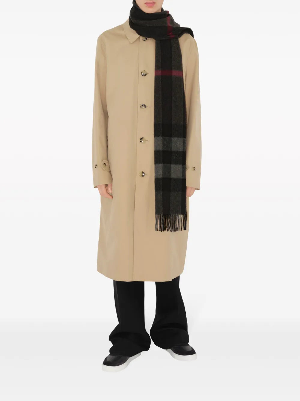 Sciarpe e guanti Sciarpa in Cachemire Burberry Grigio Unisex