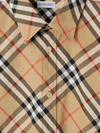 Chemises Chemise à carreaux Burberry Beige Homme