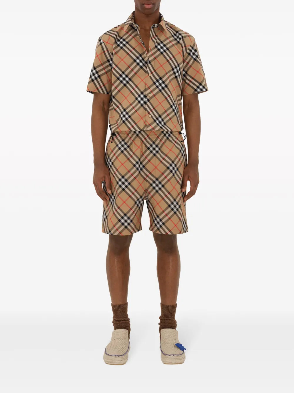 Chemises Chemise à carreaux Burberry Beige Homme