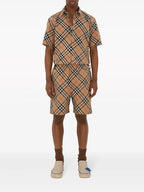 Chemises Chemise à carreaux Burberry Beige Homme