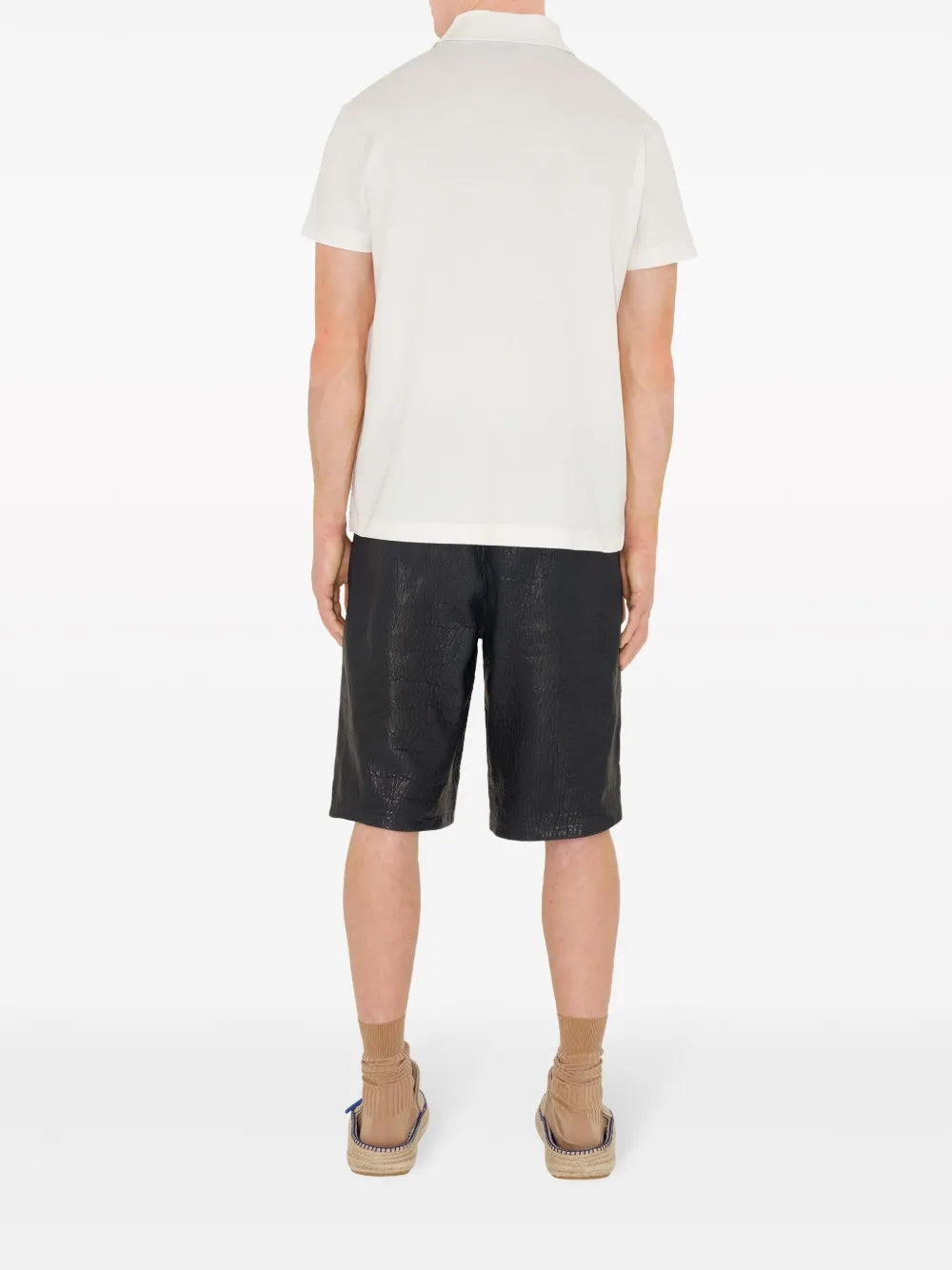 Polos Polo EKD Cavalier Burberry Blanc Homme