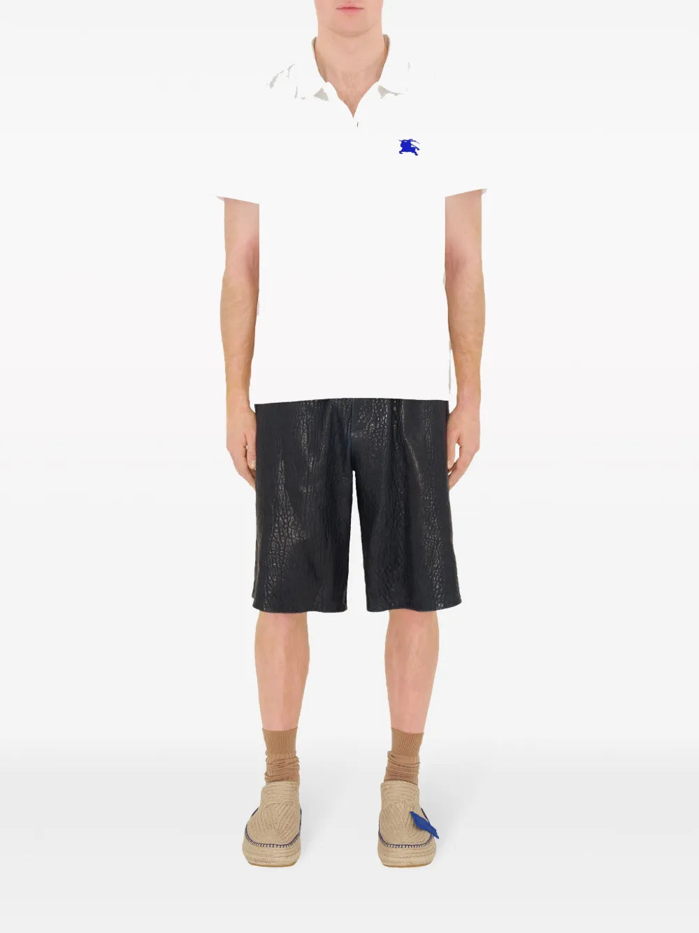 Polos Polo EKD Cavalier Burberry Blanc Homme