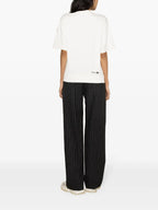 T-Shirts Logo T-Shirt Moncler Grenoble Weiß Femme