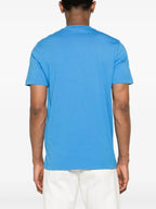 T-shirts T-shirt à logos Moncler Bleu Homme