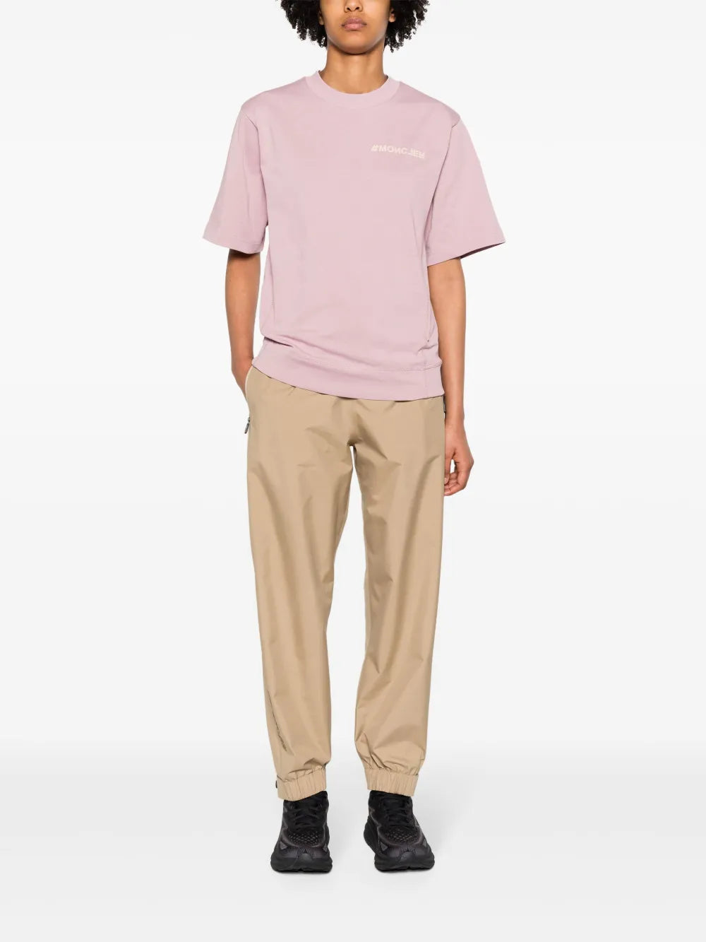 T-Shirts Logo T-shirt Moncler Grenoble Rosa Femme