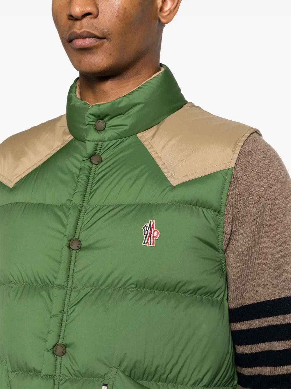 Jacken Veny Ärmellose Daunenjacke Moncler Grenoble Grün Homme
