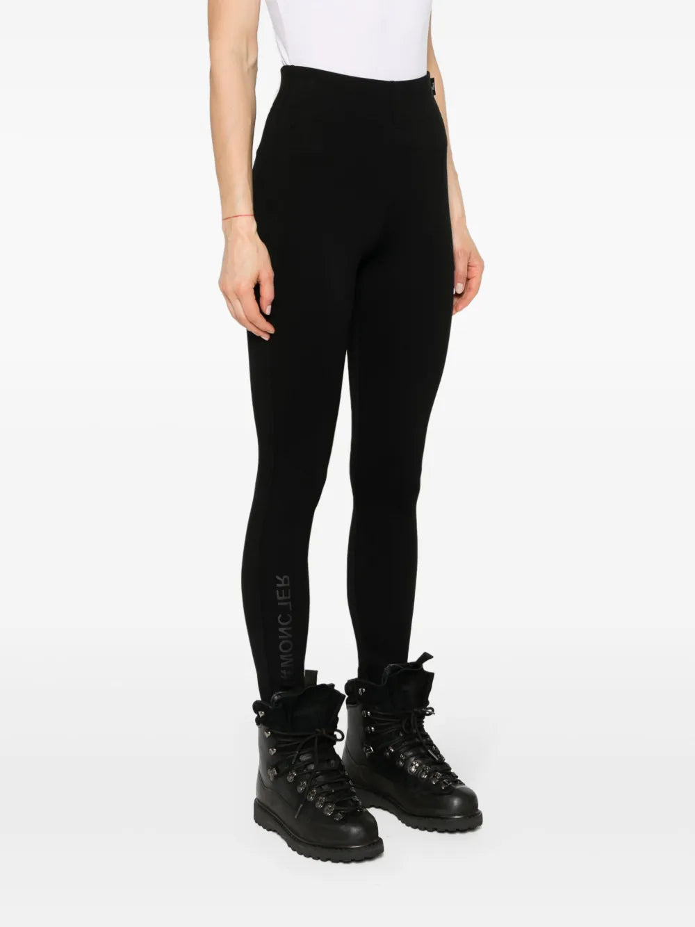 Pantaloni Leggings in Nylon Moncler Grenoble Nero Femme