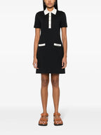 Robes Robe en maille fine Moncler Bleu foncé Femme