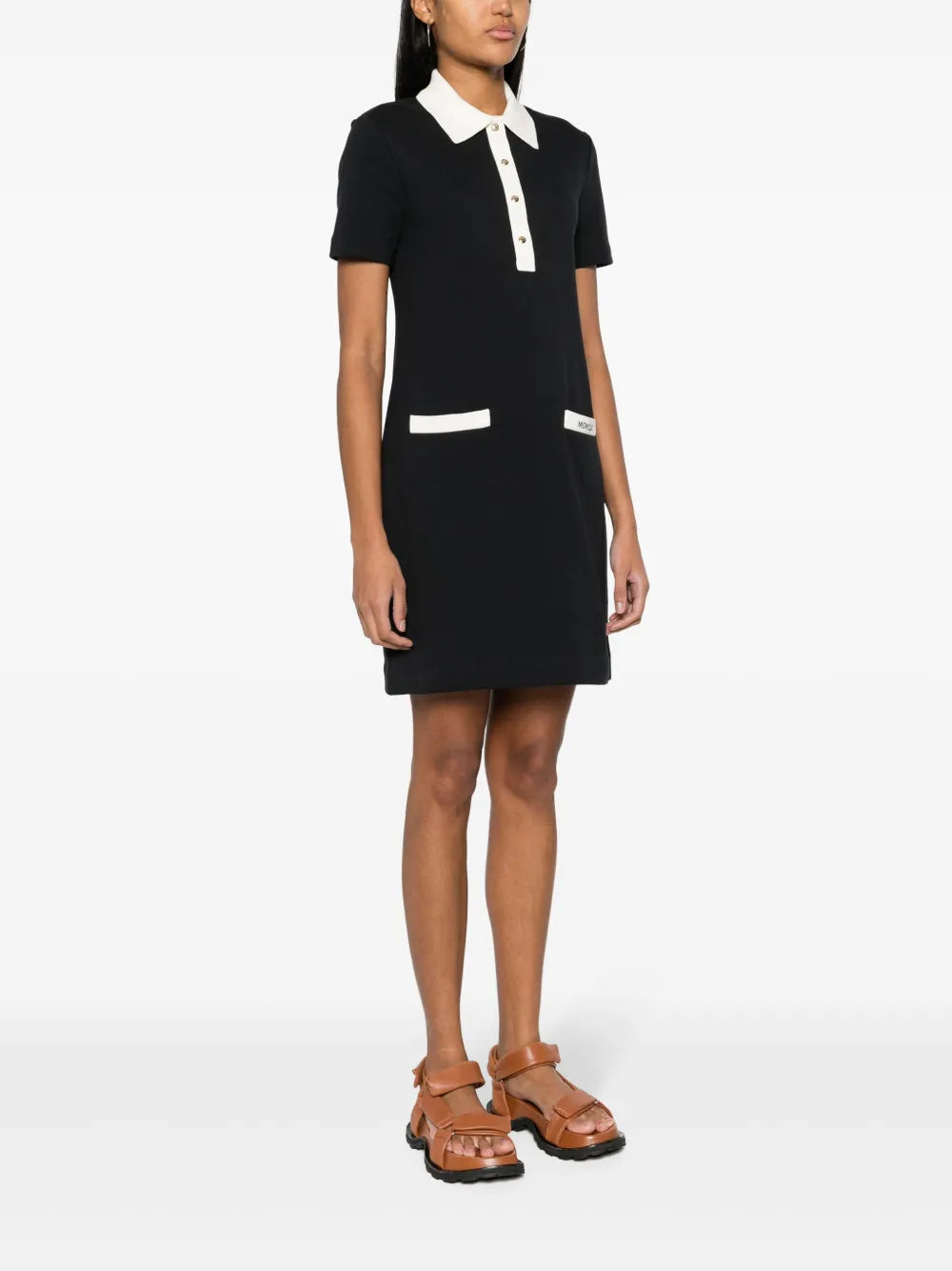 Robes Robe en maille fine Moncler Bleu foncé Femme