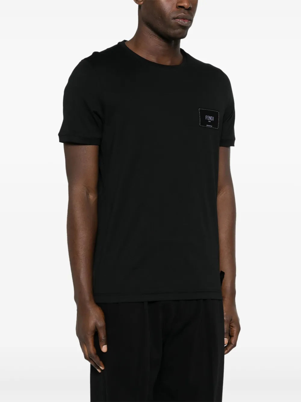 T-shirts T-shirt Fendi Roma Fendi Noir Homme