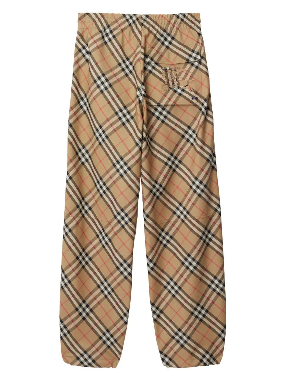 Pants Checkered Pants Burberry Beige Homme