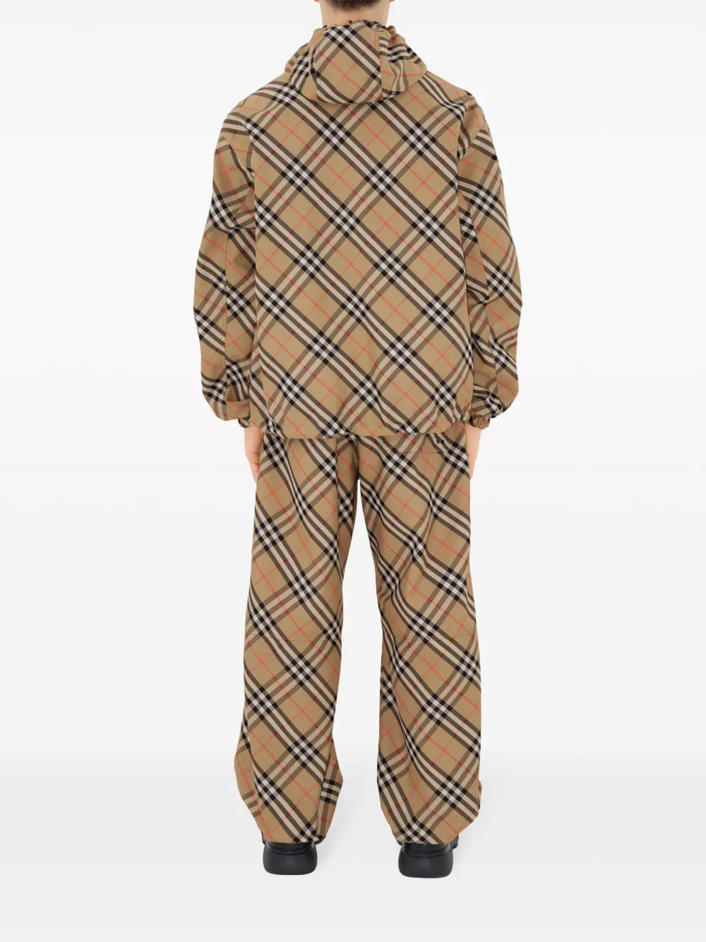 Pants Checkered Pants Burberry Beige Homme