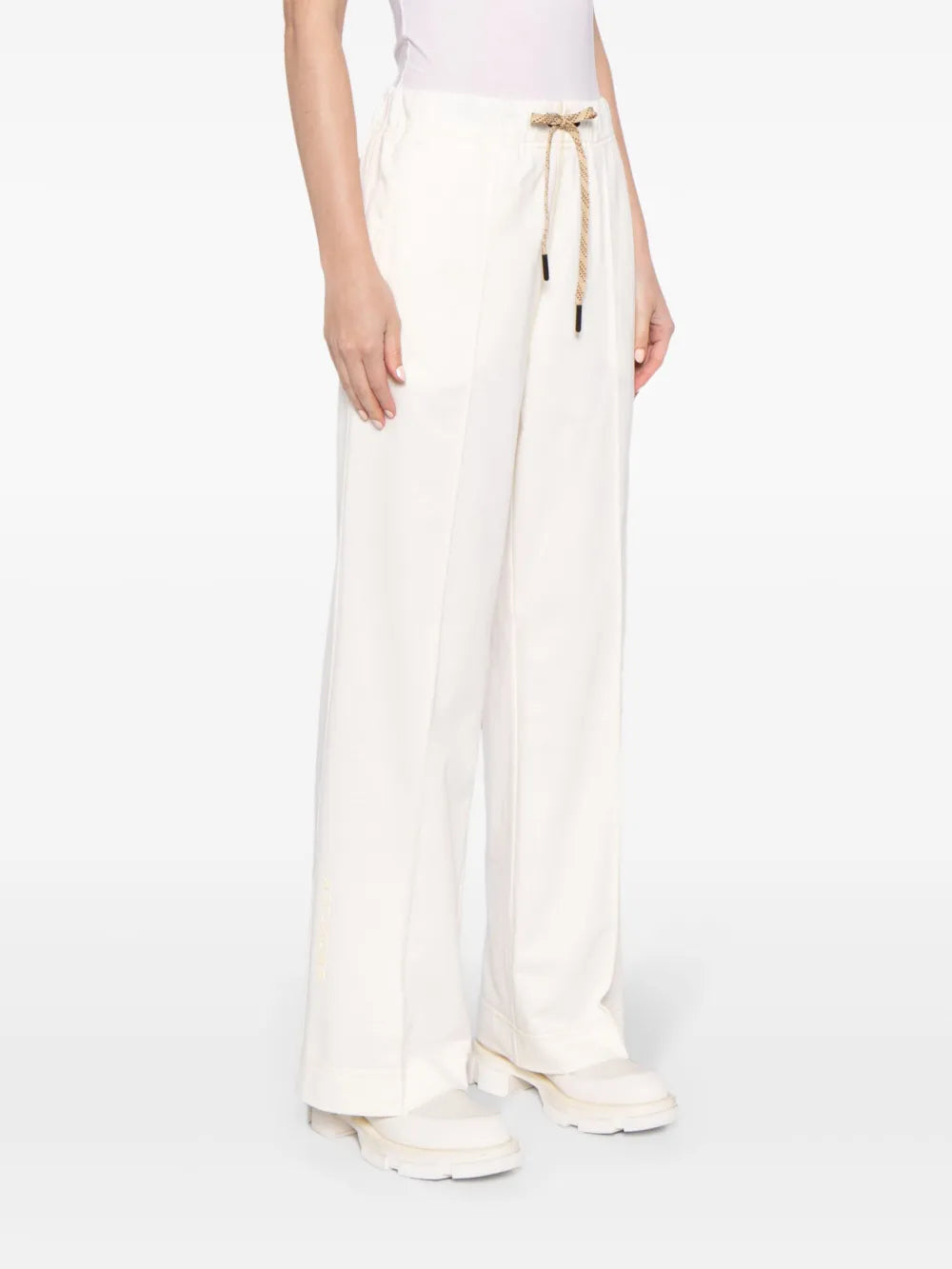 Hosen Gerade Jogginghosen Moncler Grenoble Weiß Femme