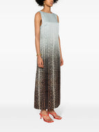 Dresses Silk Dress Fendi Blue Femme