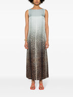 Dresses Silk Dress Fendi Blue Femme