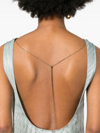 Dresses Silk Dress Fendi Blue Femme