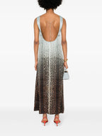 Dresses Silk Dress Fendi Blue Femme