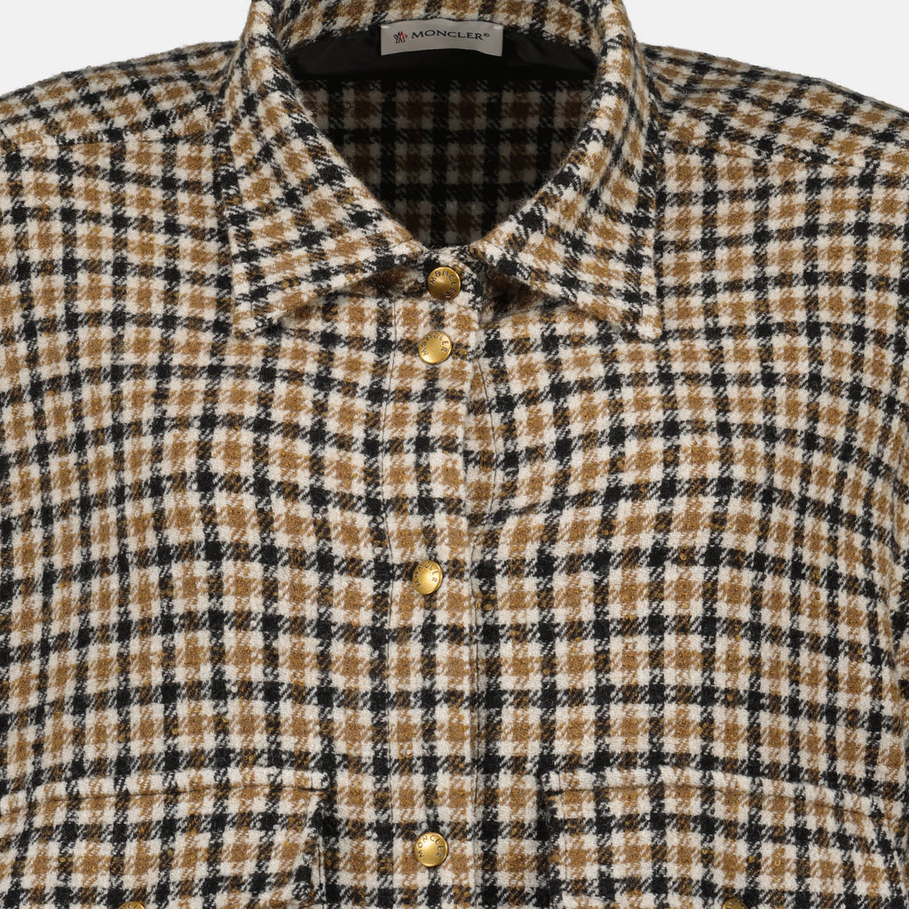 Immagine della giacca a quadri Moncler per donna - Stagione Autunno-Inverno 2025 - Vista dettagliata_2