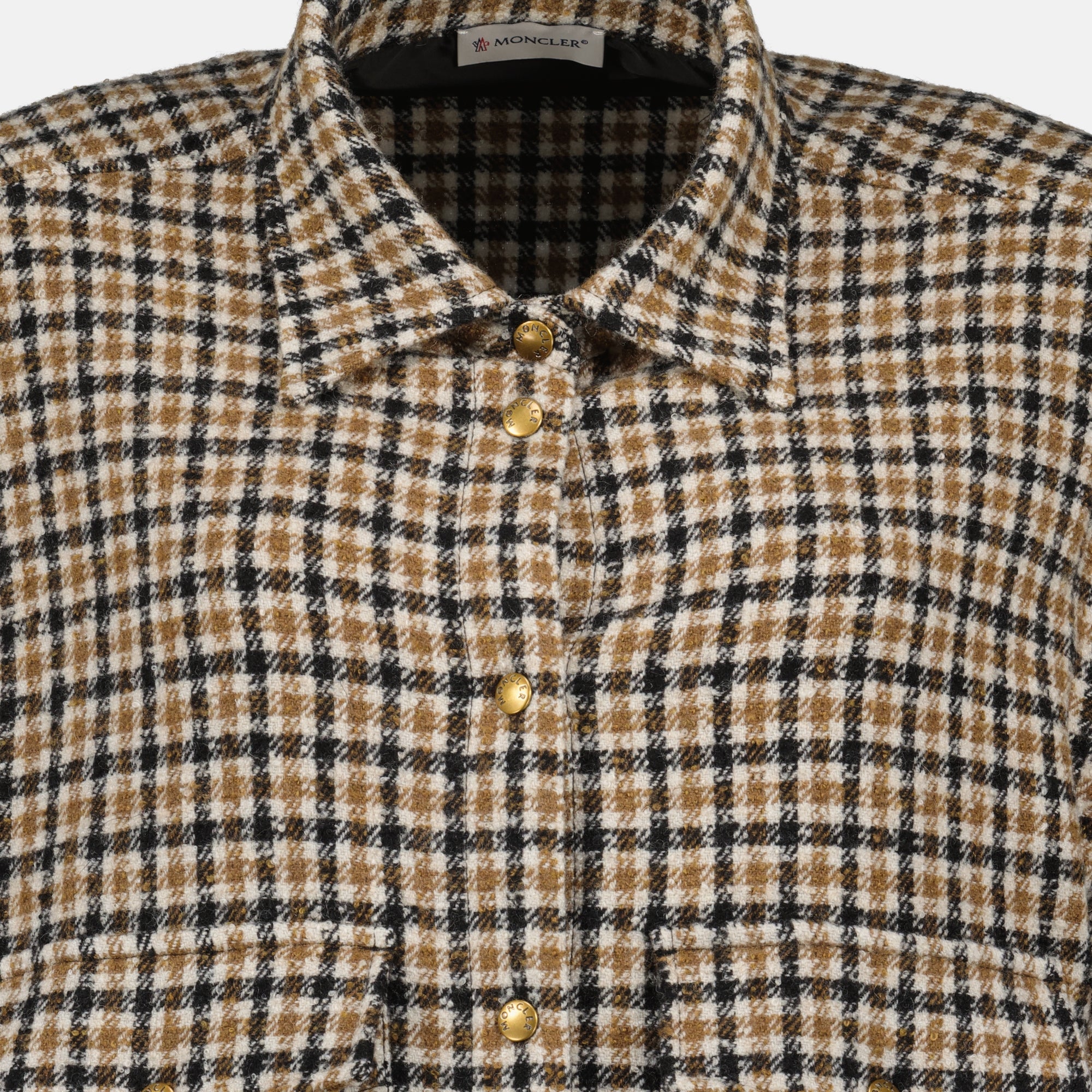 Image de l'article Veste à carreaux de la marque Moncler pour Femme - Saison Automne-Hiver 2025 - Vue détaillée_2