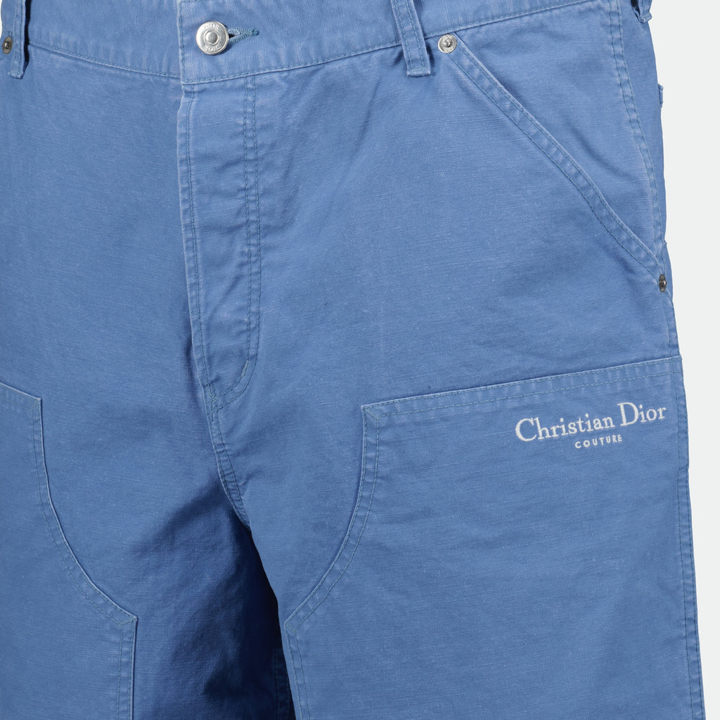 Shorts Bermuda cargo Dior Bleu Homme