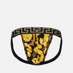 Underwear and homewear Barocco Jockstrap Versace Yellow Homme