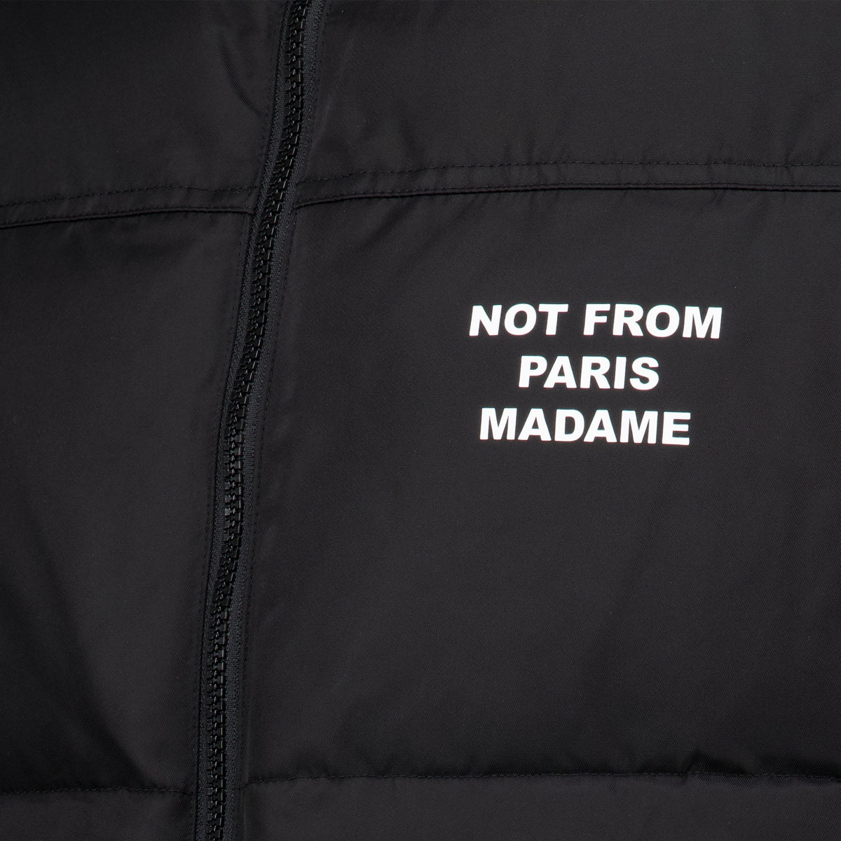 Manteaux Doudoune Slogan noire Drole De Monsieur Noir Homme