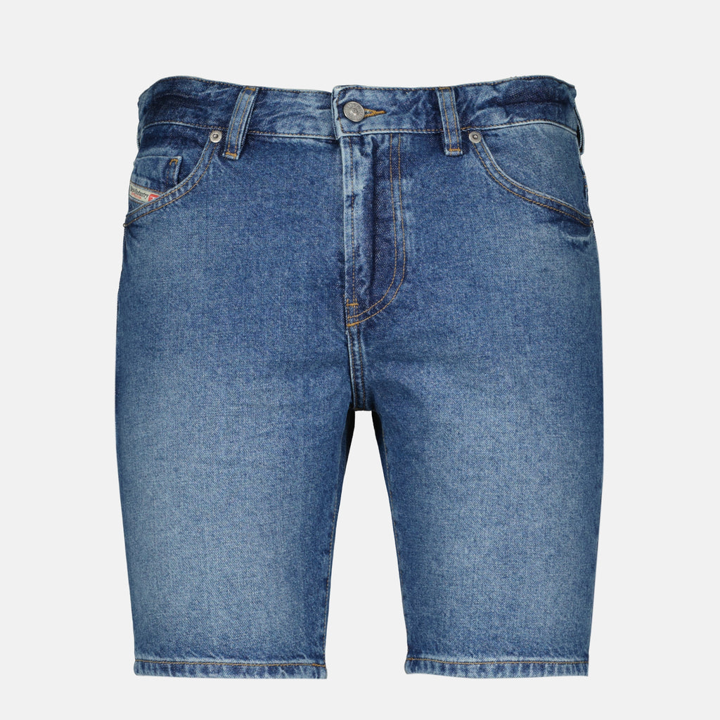 Bild des Diesel Herren D-Fin Shorts aus blauem Denim - Frühling/Sommer 2026 - Vorderansicht