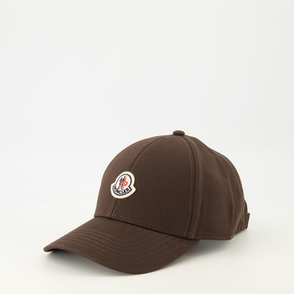 Image de l'article Casquette logo marron de la marque Moncler pour Homme - Saison Printemps-Été 2026 - Vue de Dos