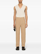 Pantalones Pantalones Rectos Fendi Marrón Homme