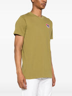 T-Shirts Herzlogo T-Shirt Moncler Khaki Homme