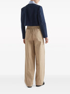 Jackets Silk and Wool Jacket Prada Dark blue Femme