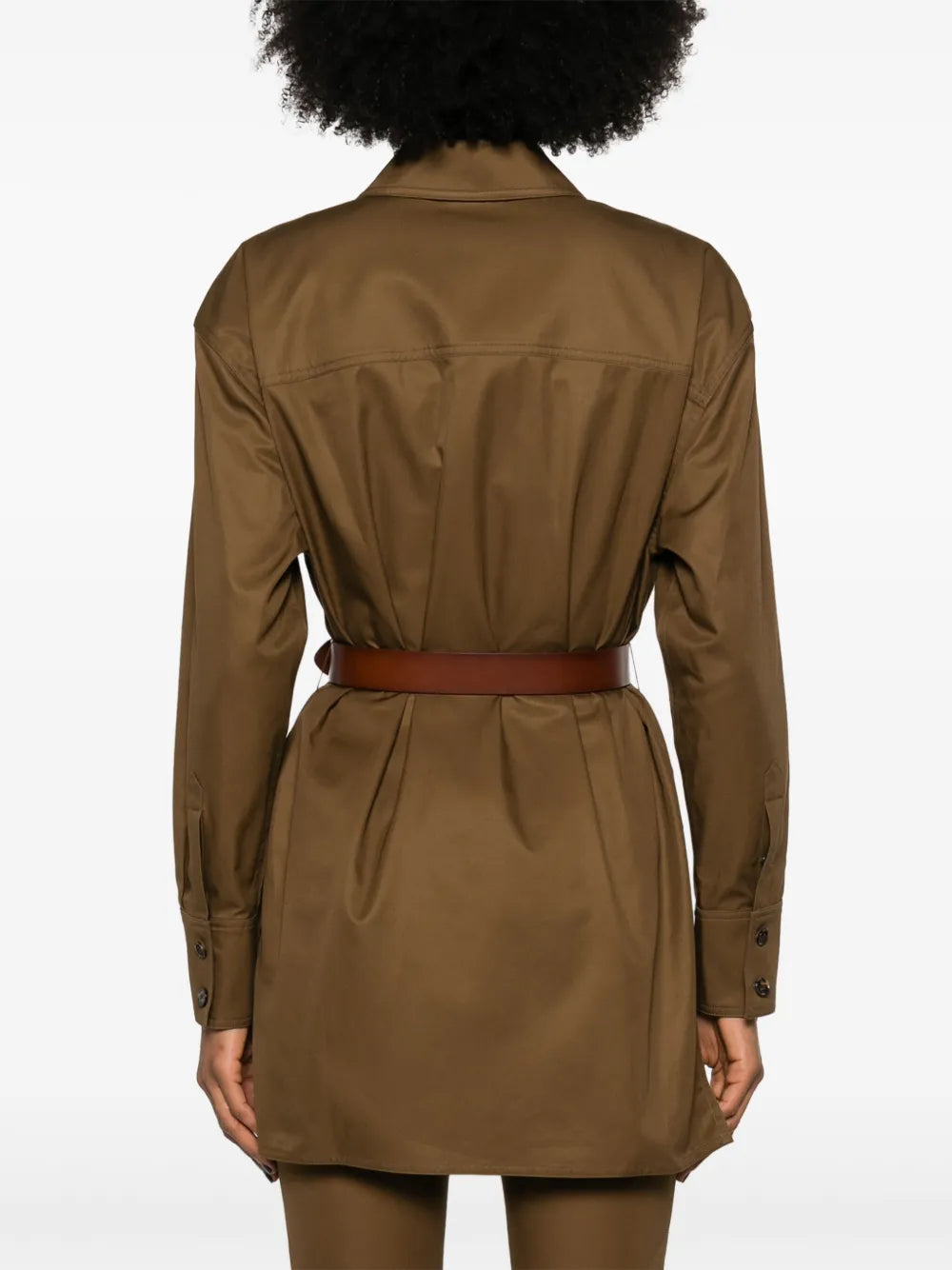 Dresses Shirt Dress Saint Laurent Brown Femme