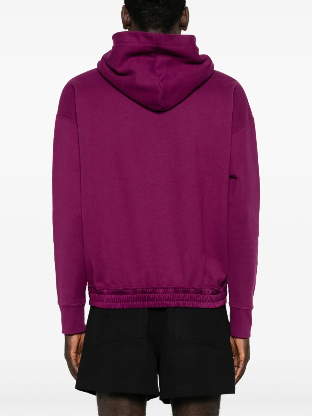 Sweatshirts Sweat à capuche à logo Saint Laurent Violet Homme