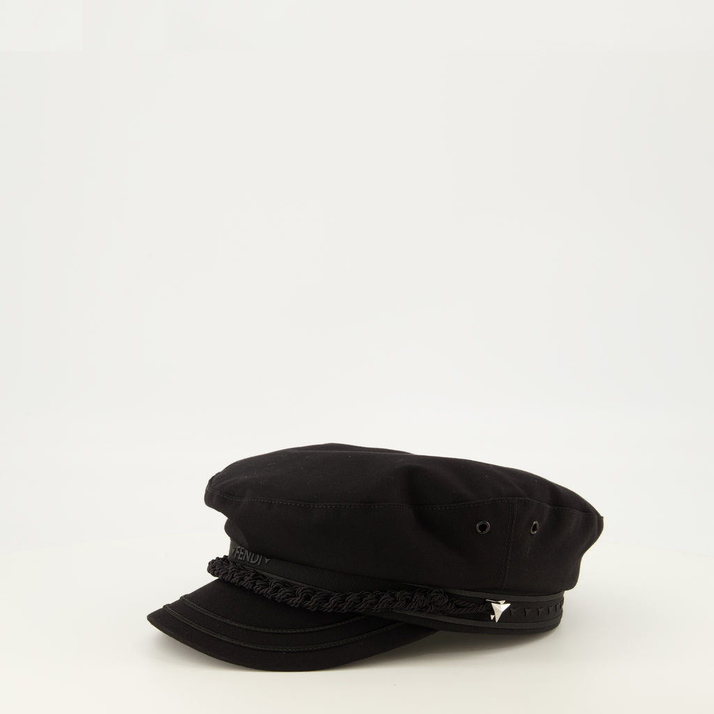 Chapeaux, casquettes et bonnets Gorra Marinera Negra Fendi Noir Femme