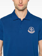 Polo shirts Logo Polo Moncler Dark blue Man